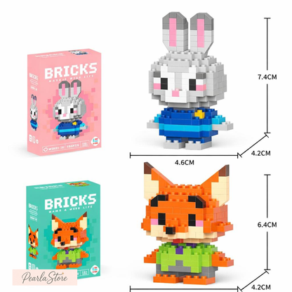 Sevgililer İçin Nick & Judy Zootopia 3D Yapboz Seti