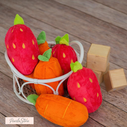 Sevgiliye Özel Çilek Tavşan – Fermuarlı Tasarım