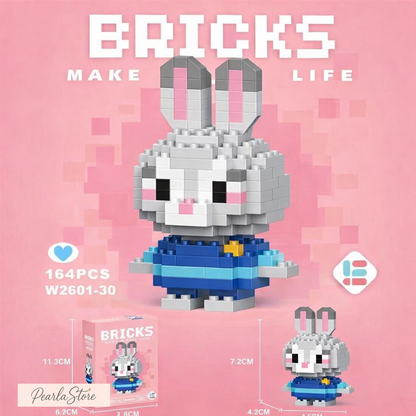 Sevgililer İçin Nick & Judy Zootopia 3D Yapboz Seti