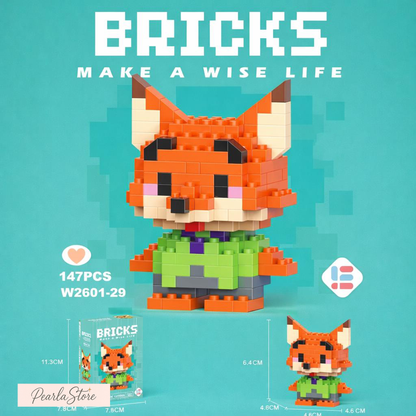 Sevgililer İçin Nick & Judy Zootopia 3D Yapboz Seti